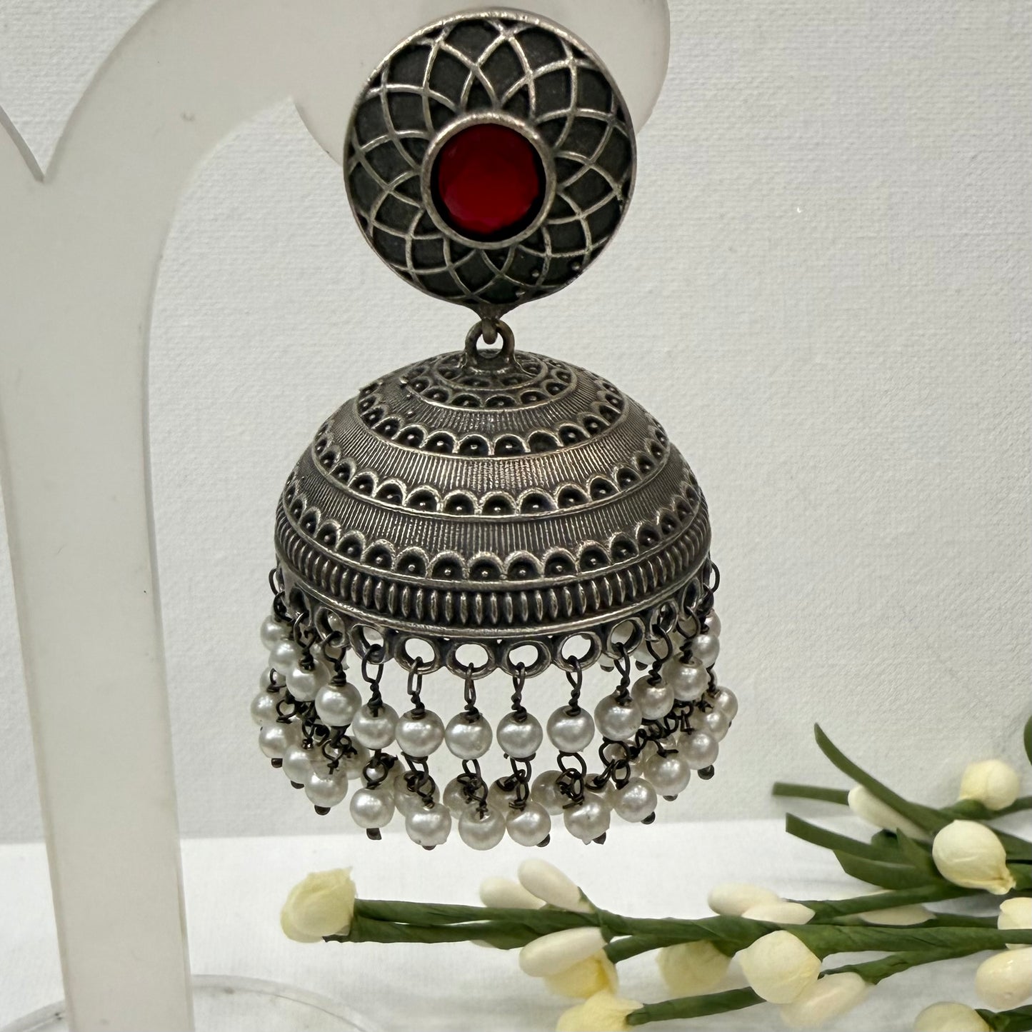 Oxidized Jhumkas