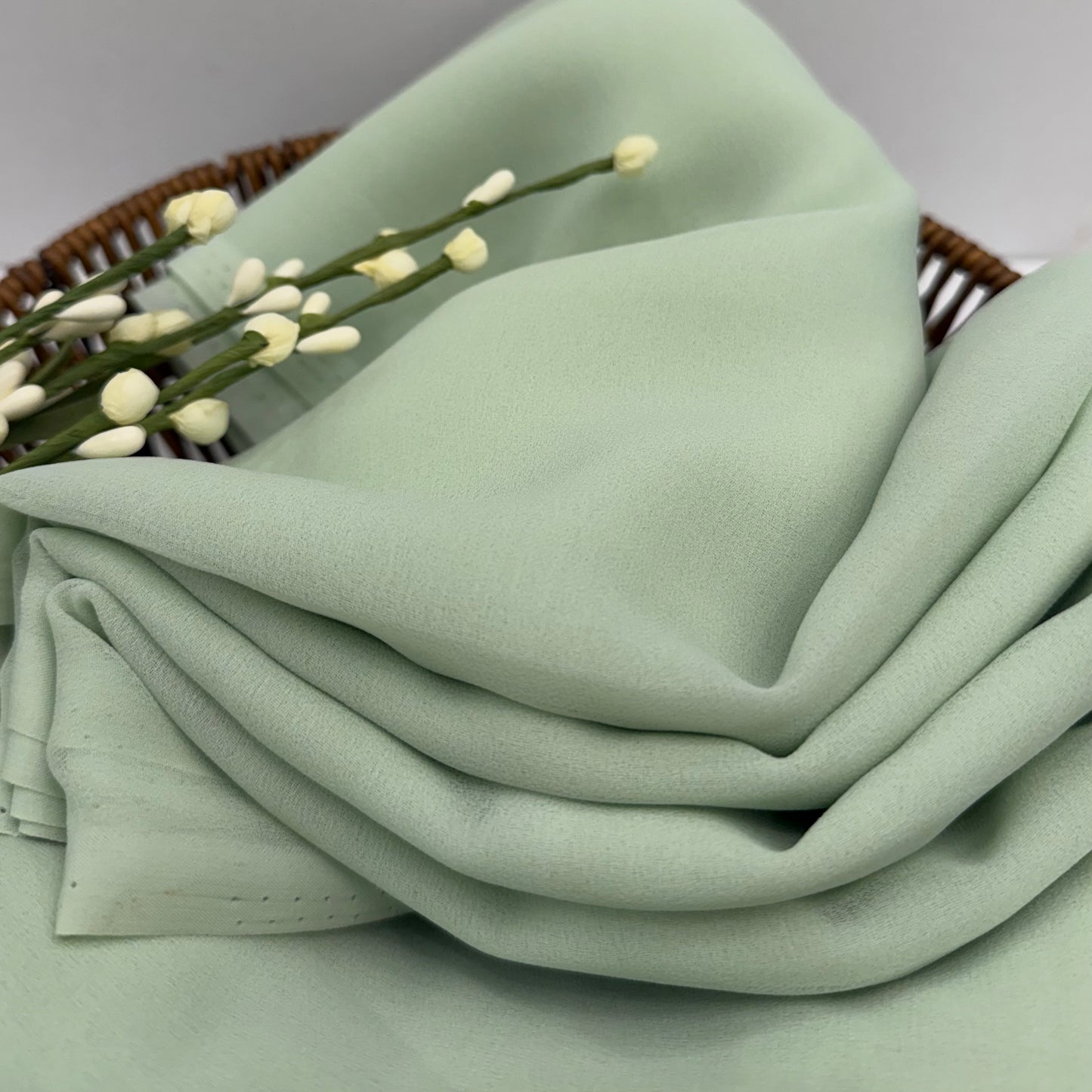 Plain Georgette Saree