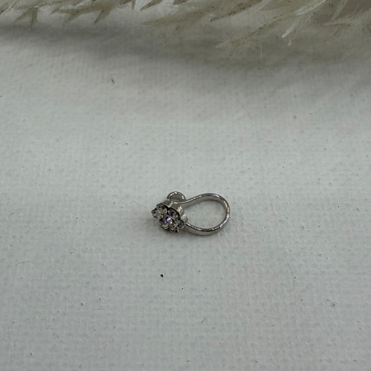Silver Stone Nose Ring