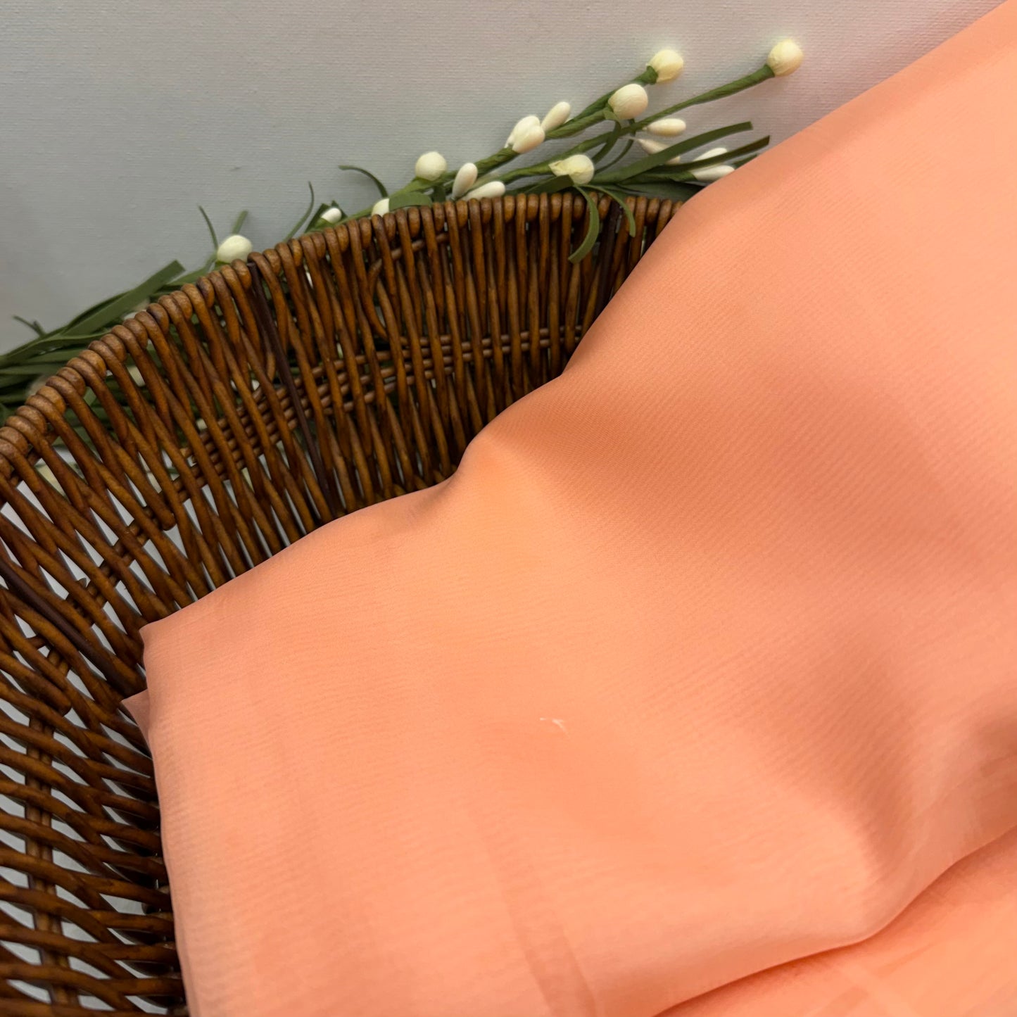Plain Organza Saree