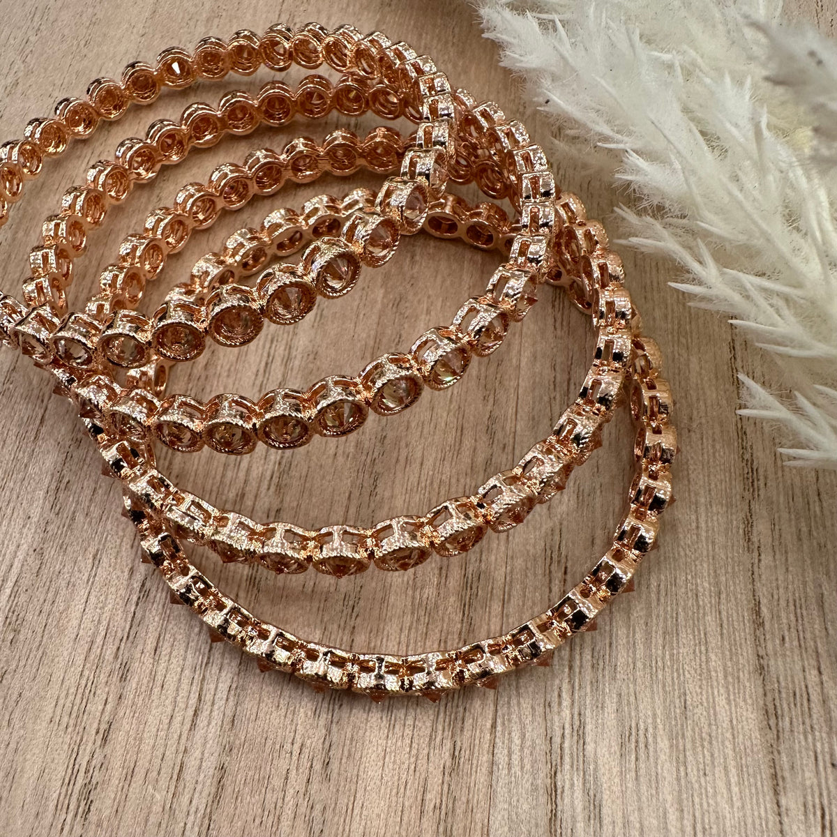 Rose Gold Bangles