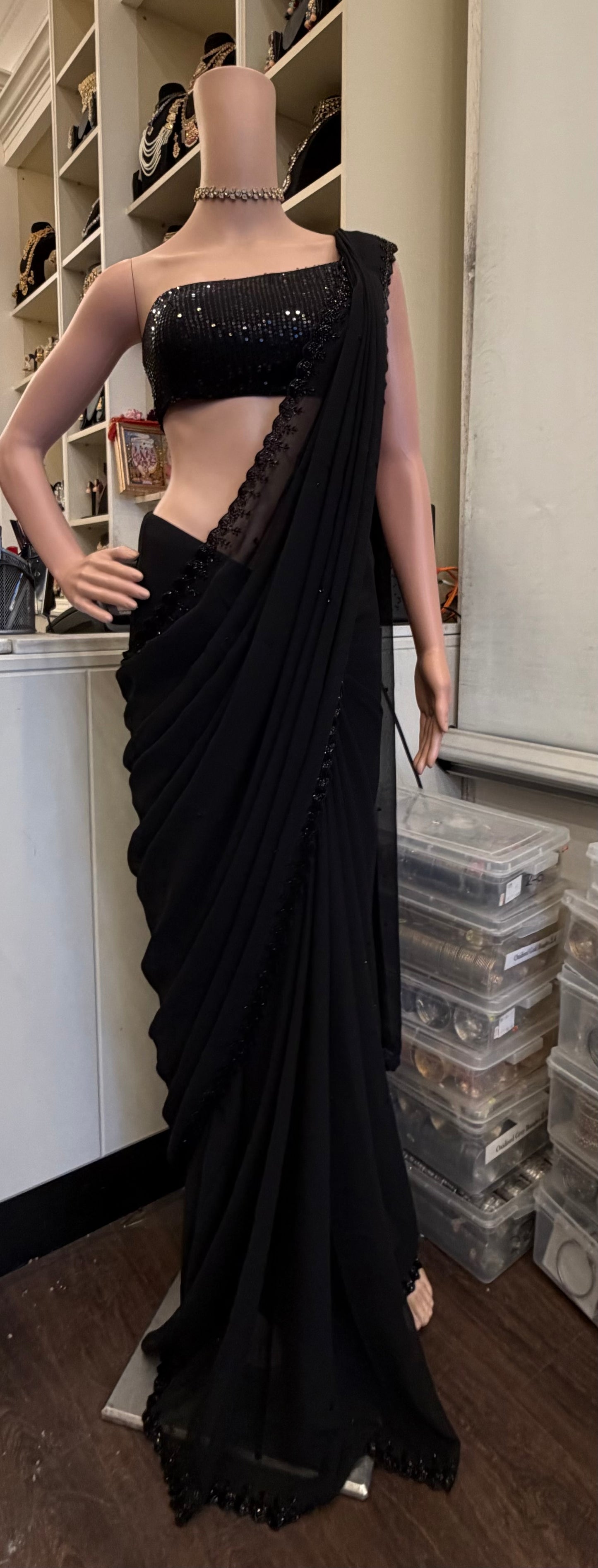 Black Saree