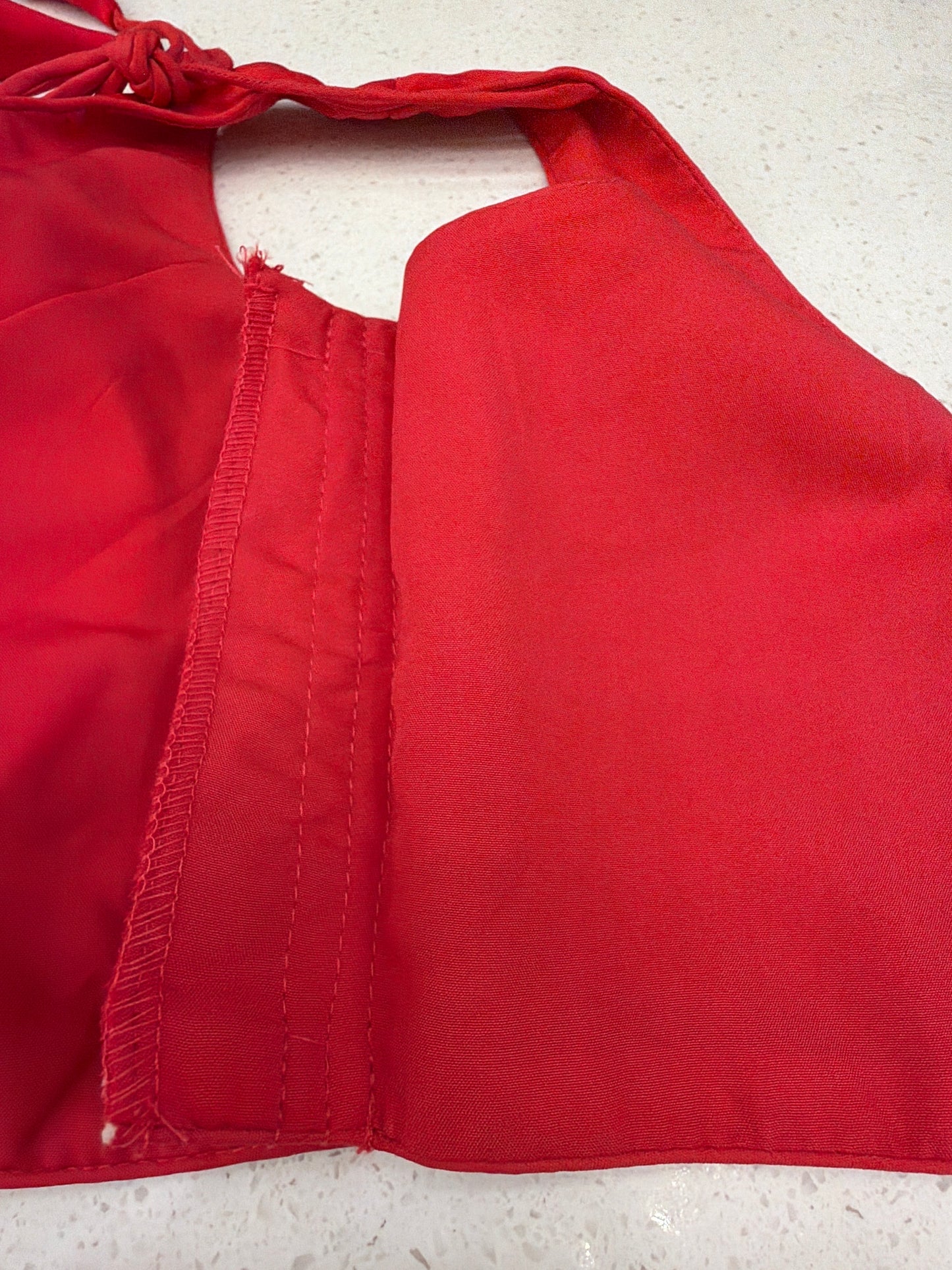 V-Sweetheart Sleeveless Blouse