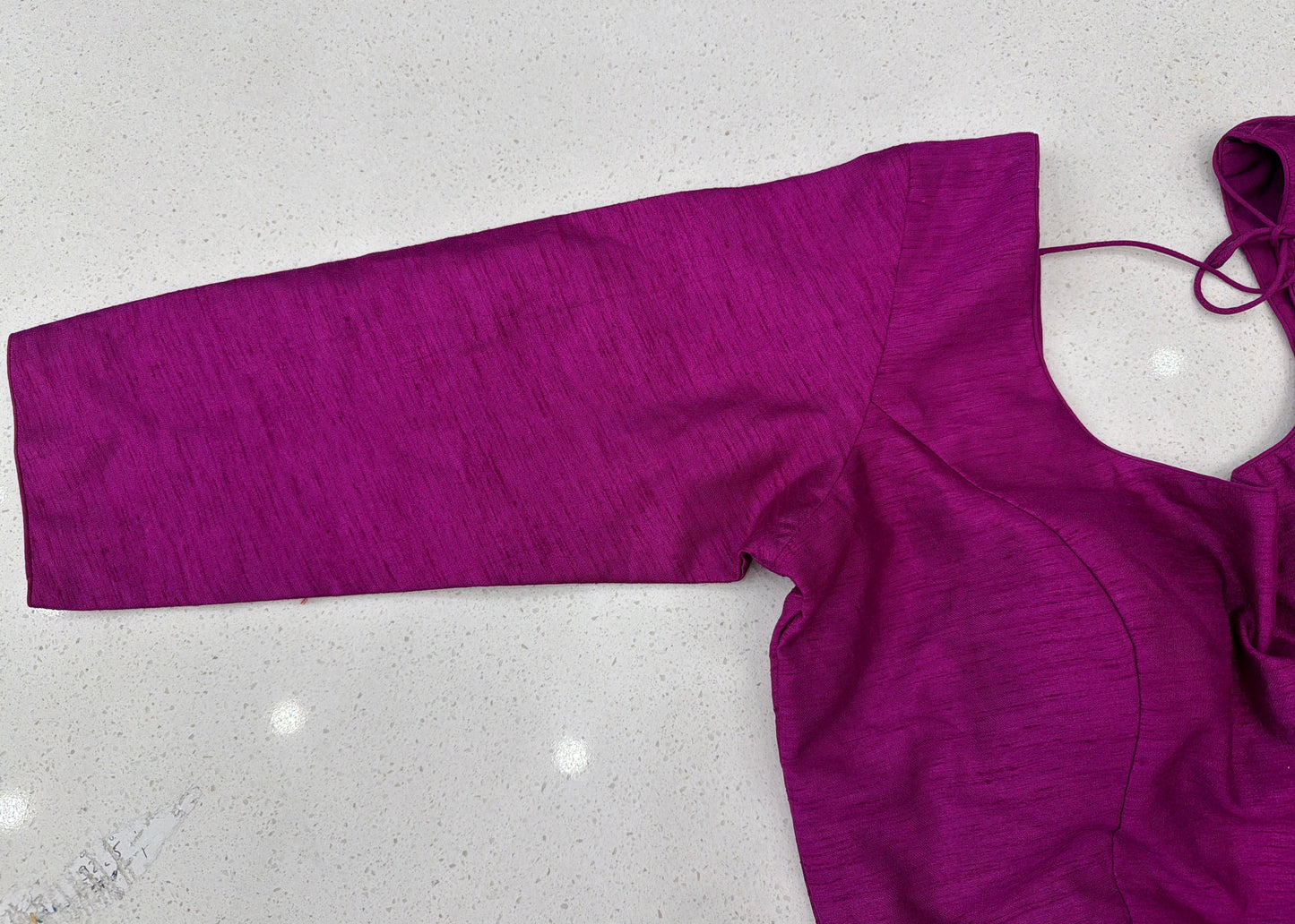 U-Neck 3/4 Sleeve Blouse