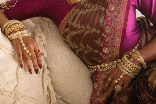 Kundan Bangle Set