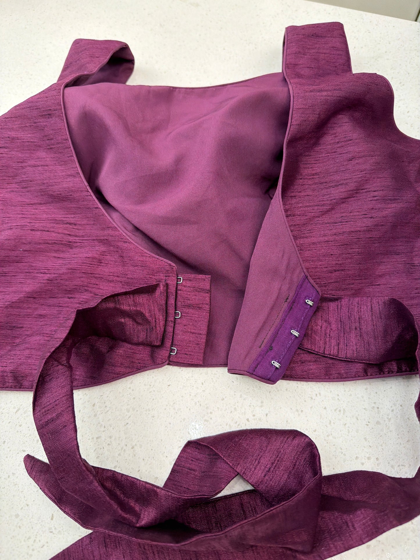 Sleeveless Bow Tie Blouse