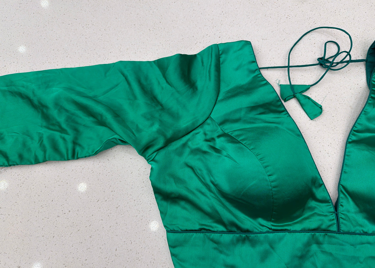 V-Neck 3/4 Sleeve Blouse