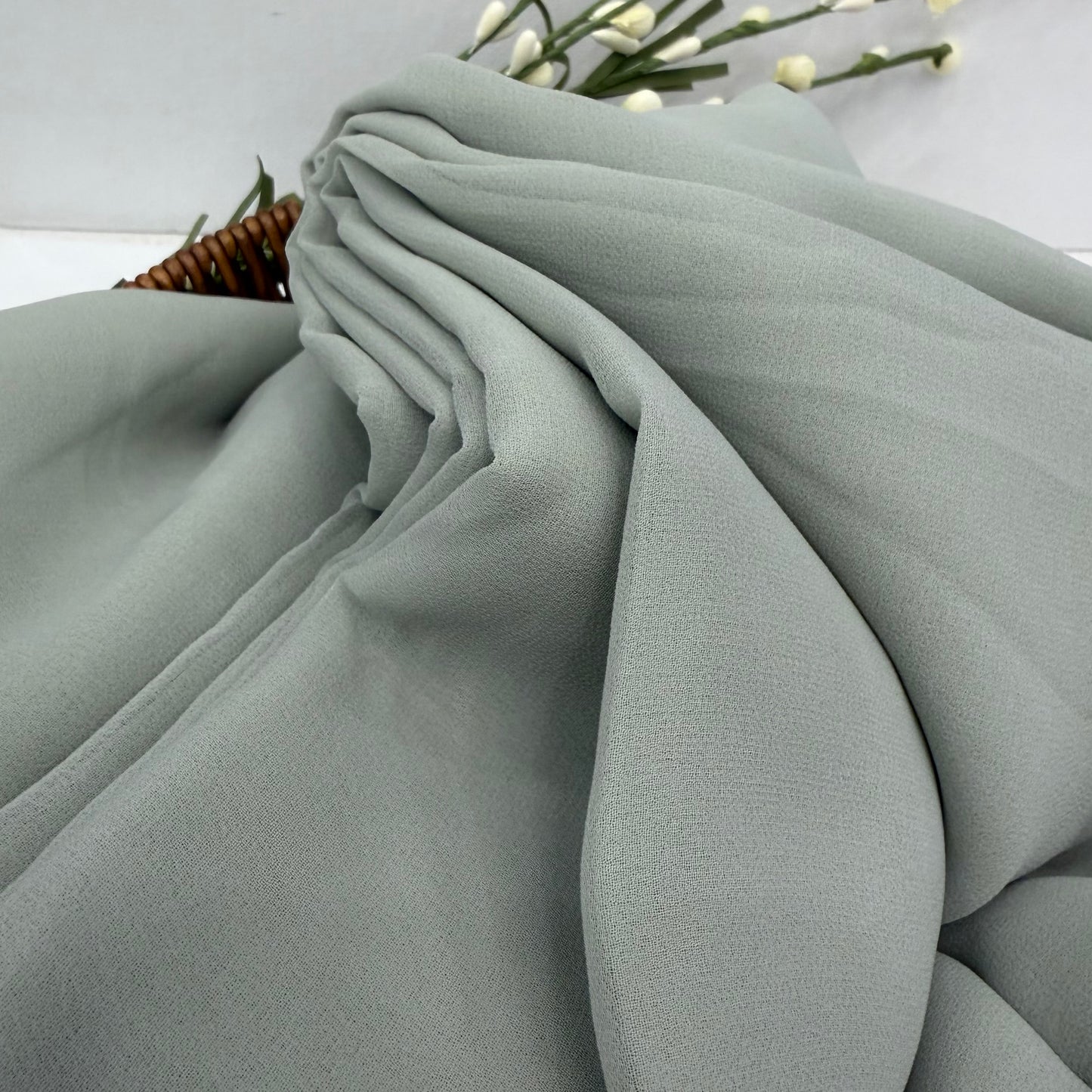 Plain Georgette Saree