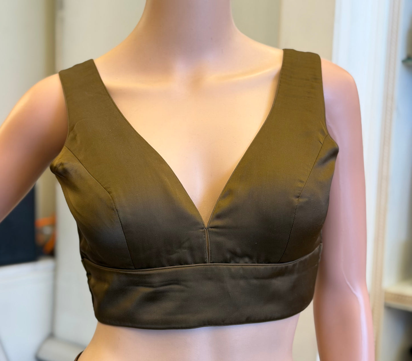 V-Neck Sleeveless Blouse
