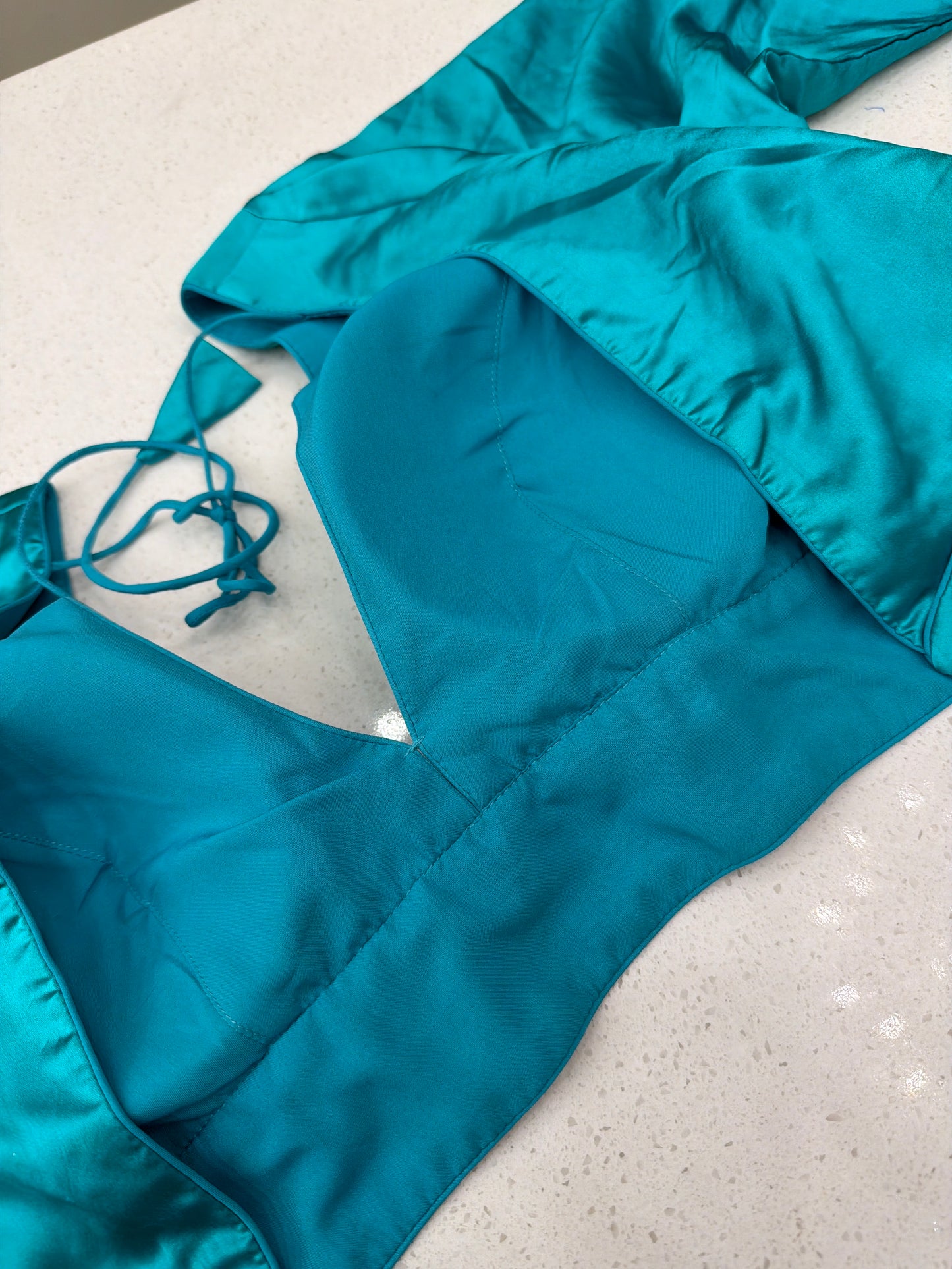 V-Neck 3/4 Sleeve Blouse