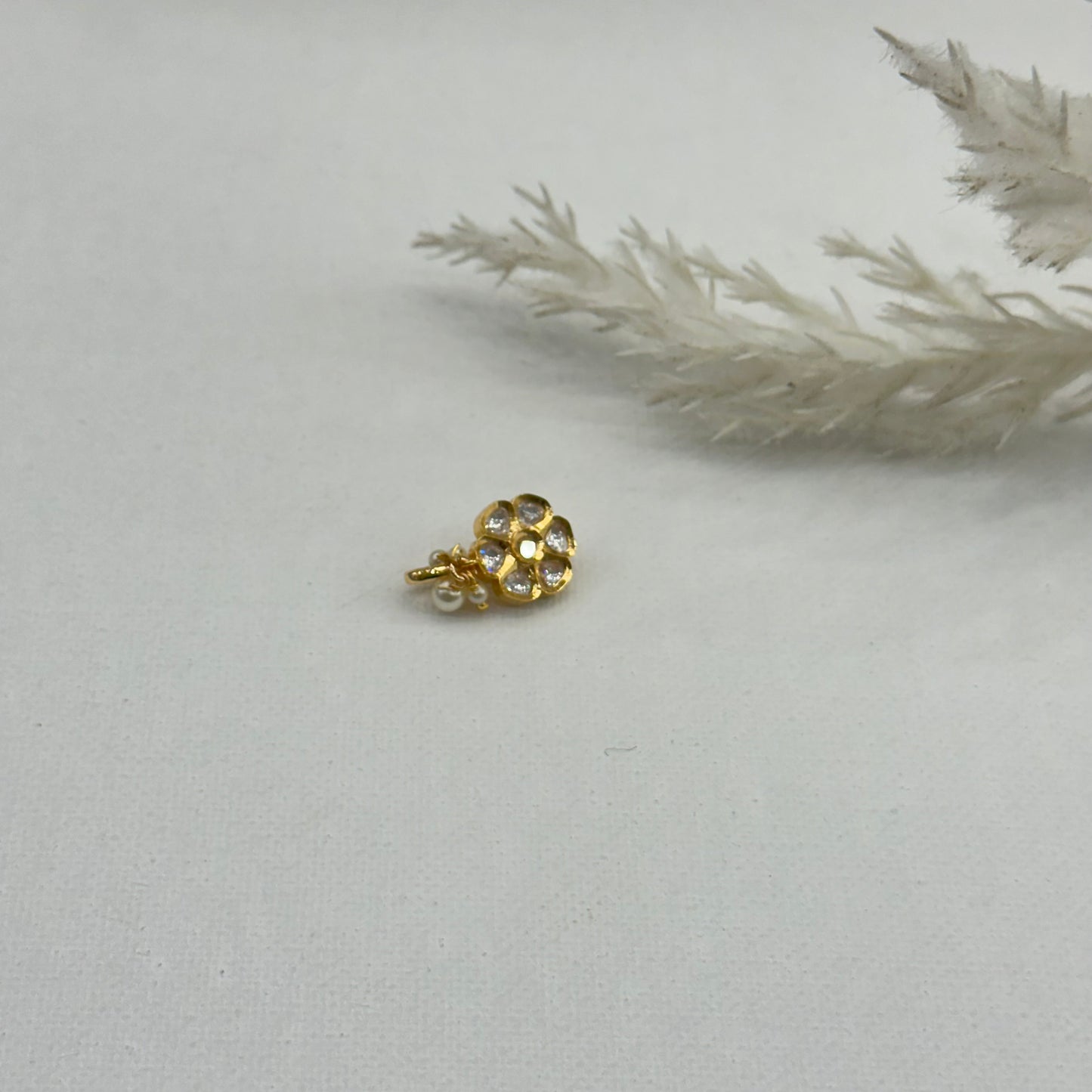 Kundan Stone Nose Pin