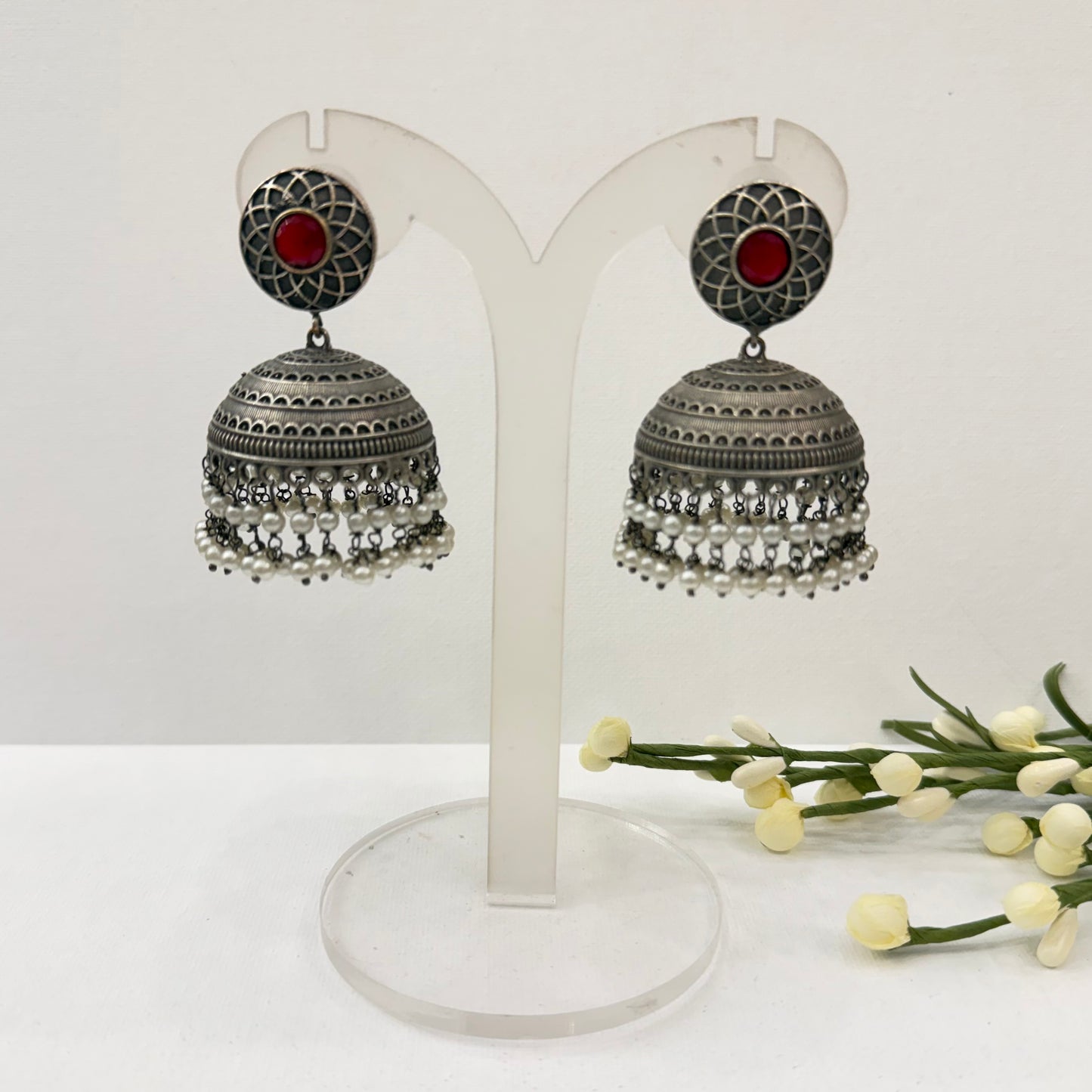 Oxidized Jhumkas