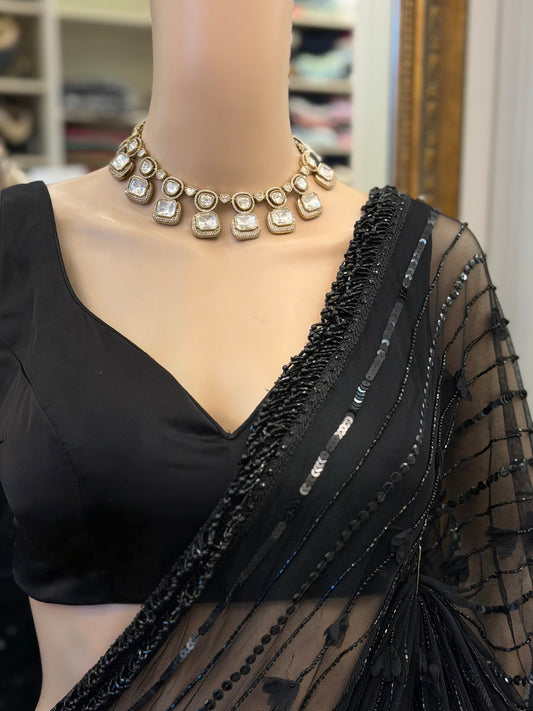 Victorian Choker Set with Designer Earrings