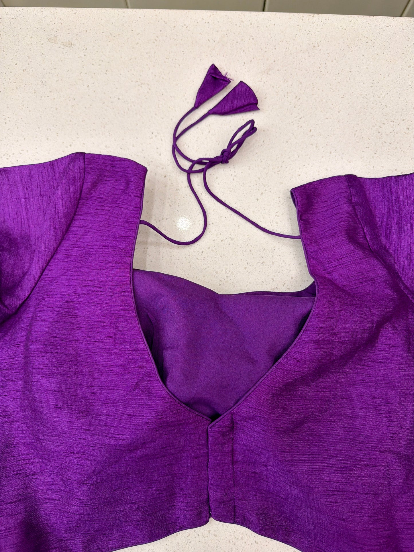 Sweetheart Elbow Sleeve Blouse