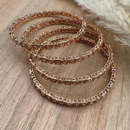 Rose Gold Bangles