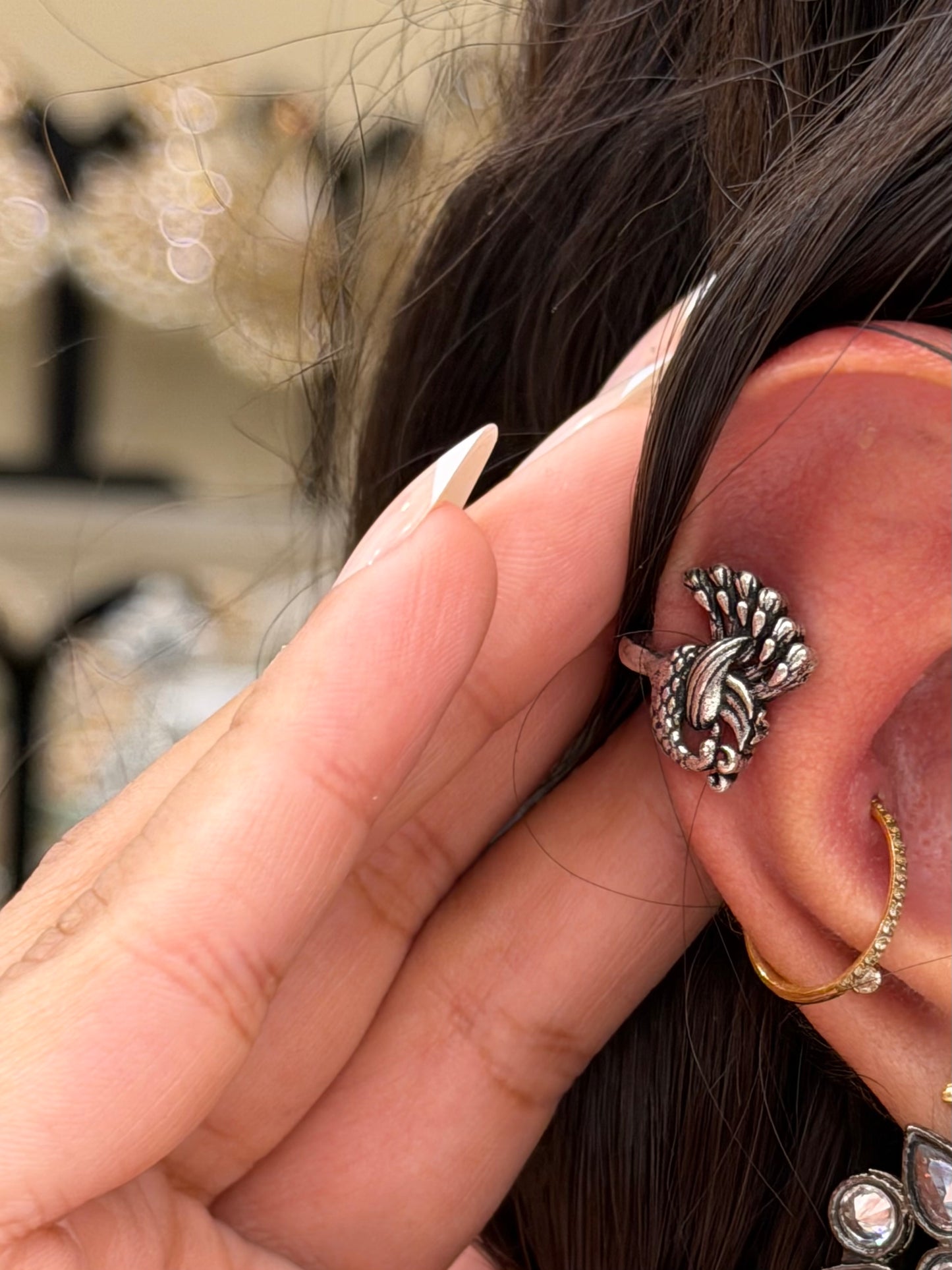 Oxidized Nose Ring Designs