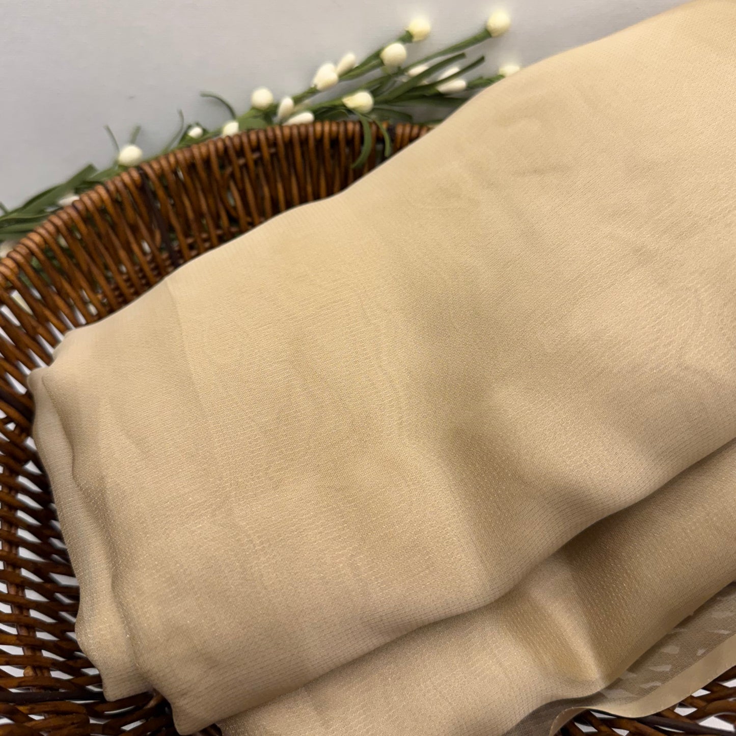 Plain Organza Saree