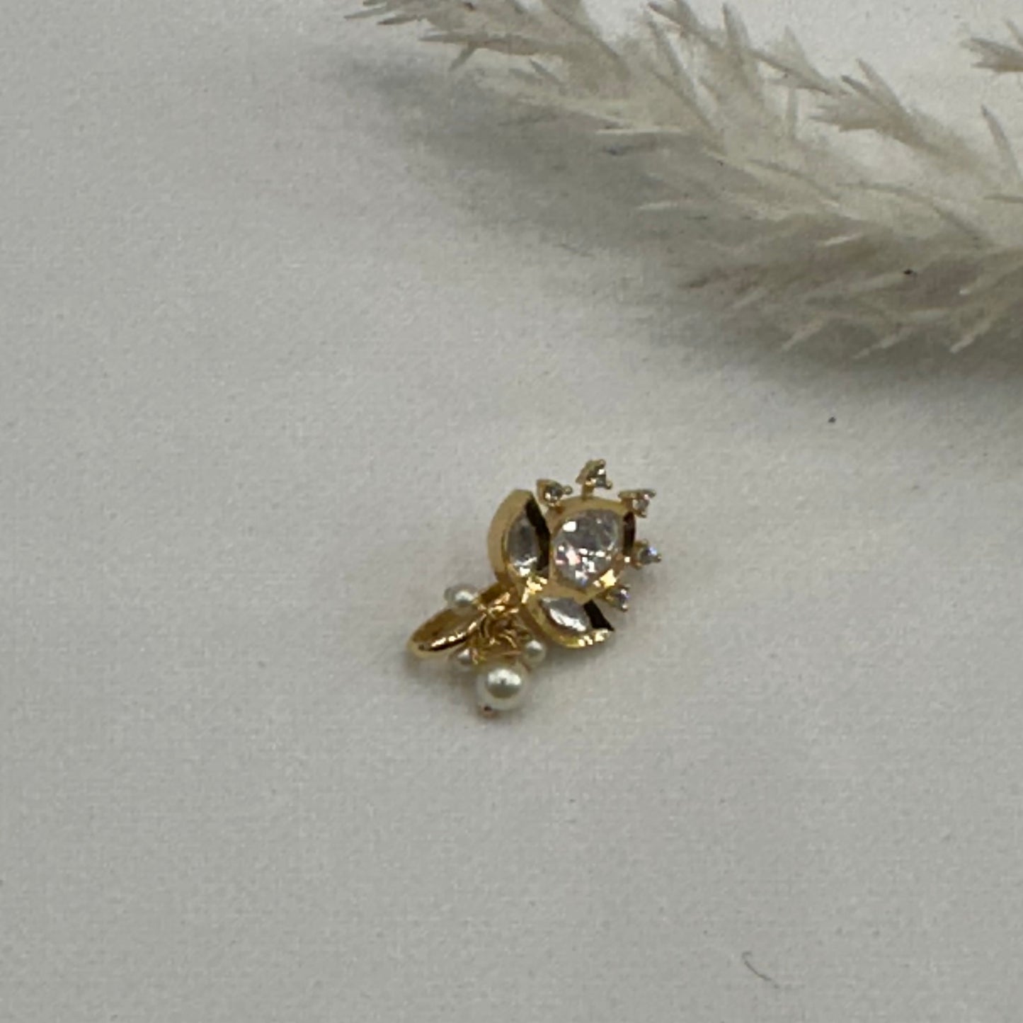 Kundan Stone Nose Pin