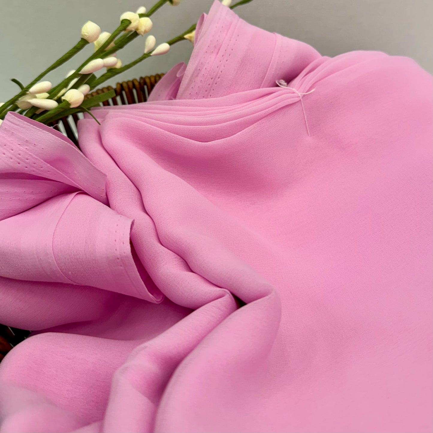Plain Georgette Saree