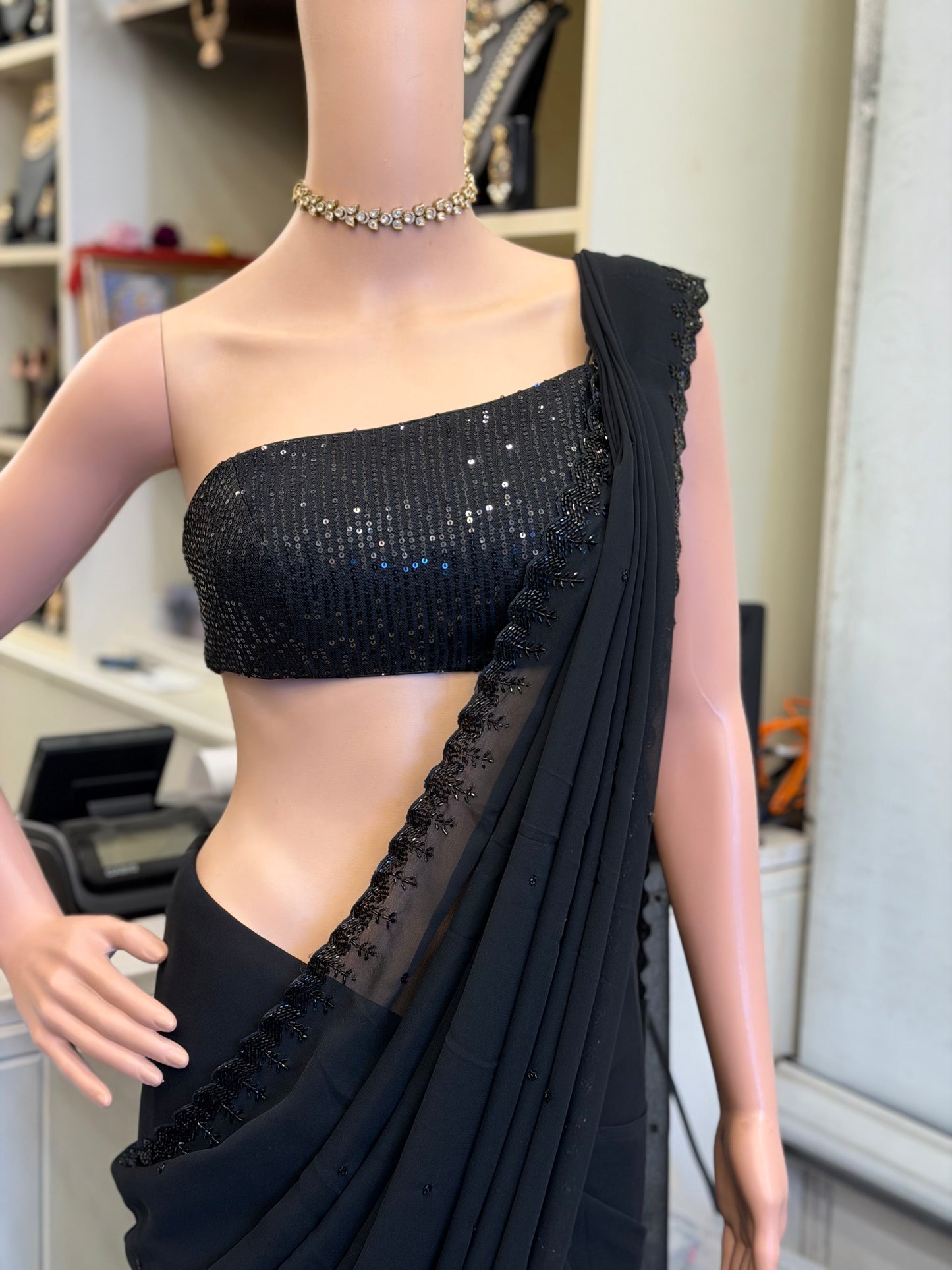 Black Saree