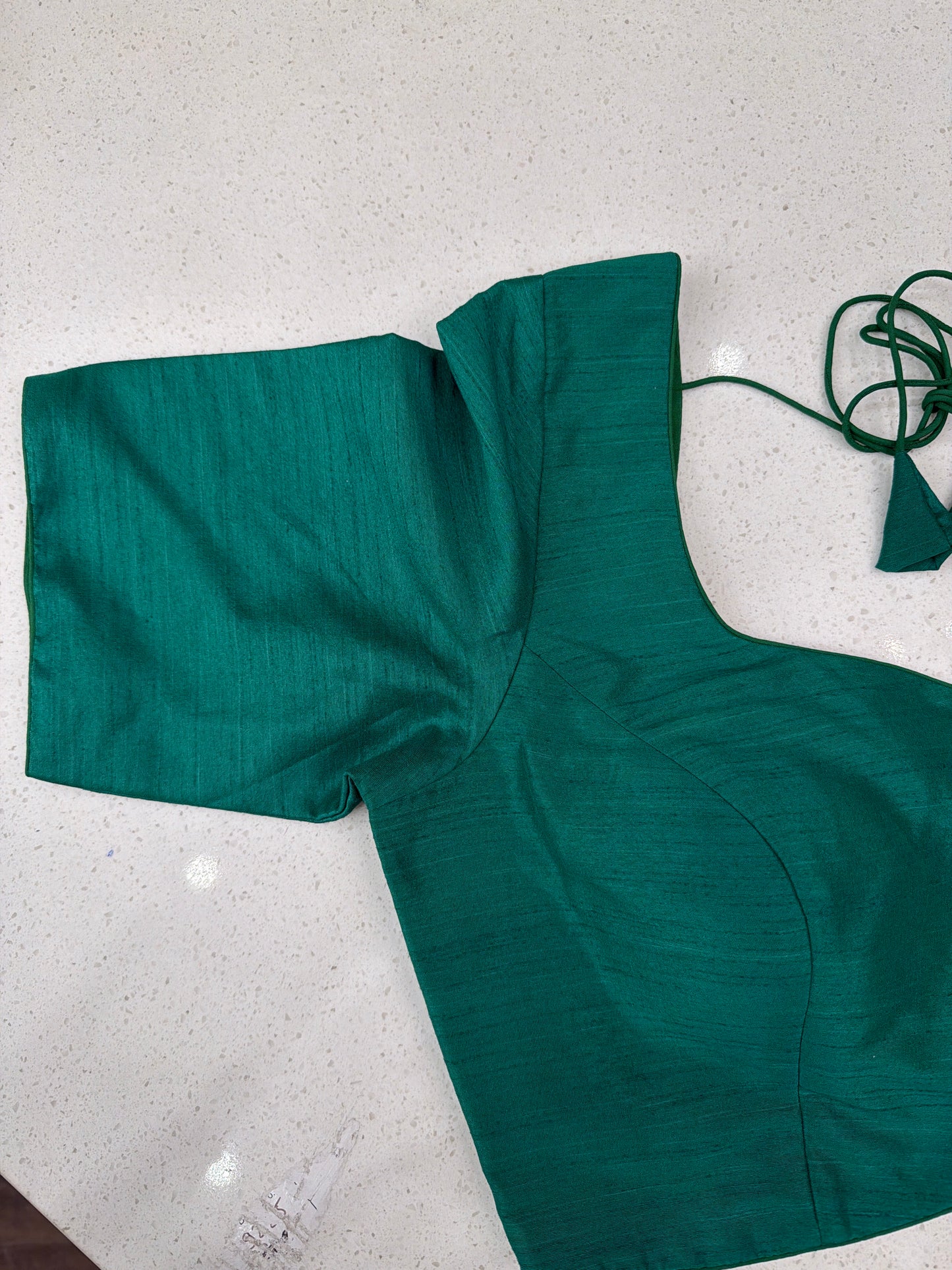 Sweetheart Elbow Sleeve Blouse