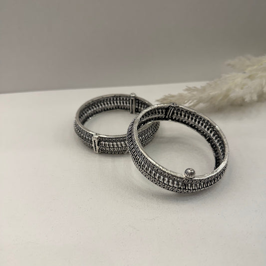 Oxidized Kada Bangles