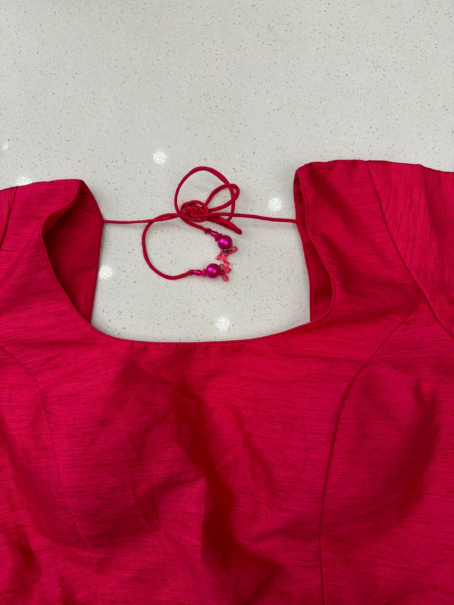 U-Neck 3/4 Sleeve Blouse