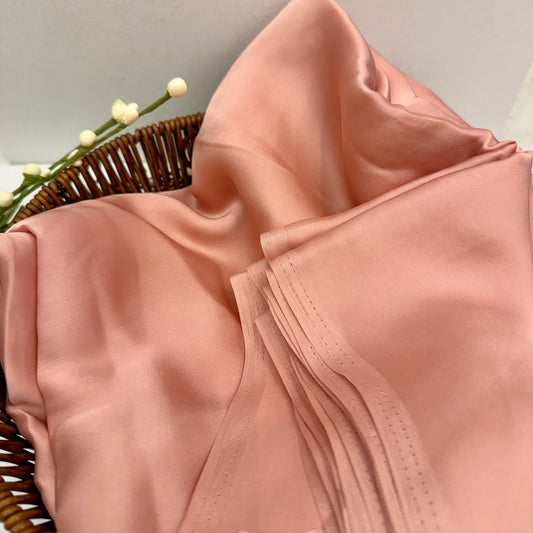Plain Satin Saree