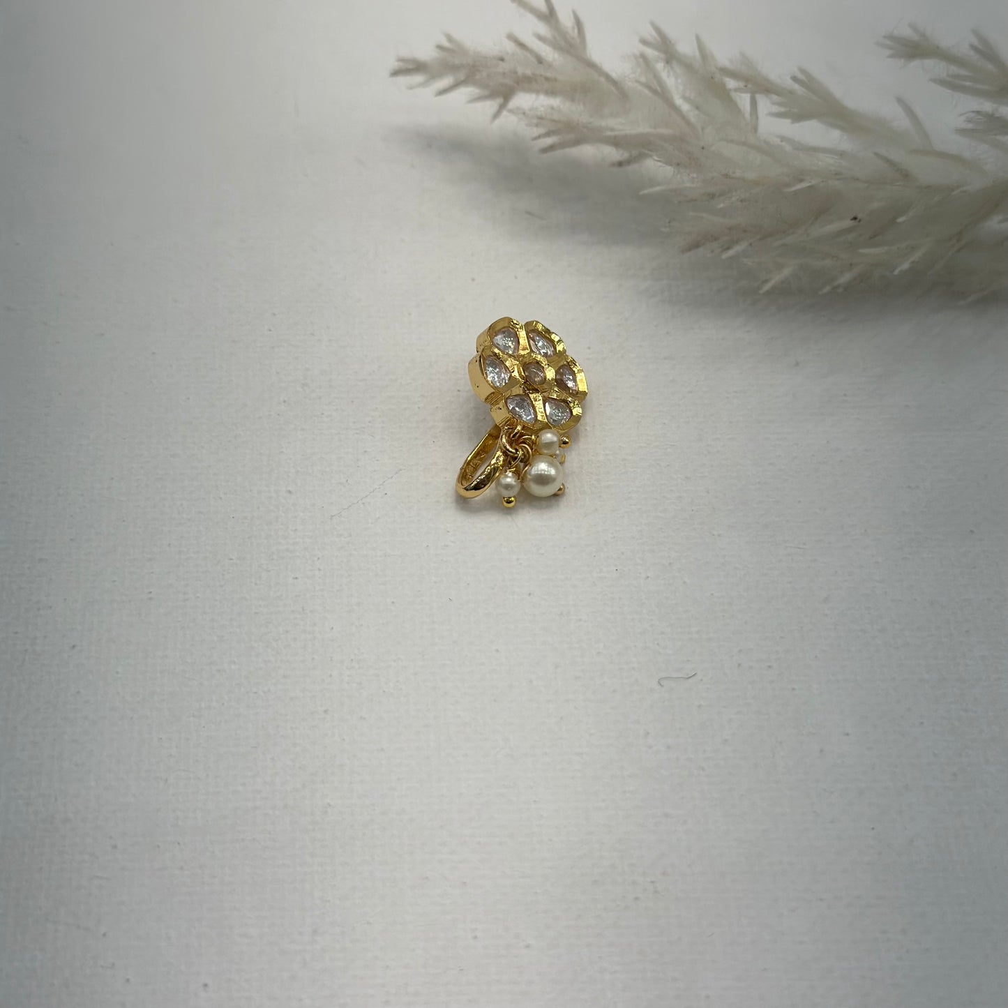 Kundan Stone Nose Pin
