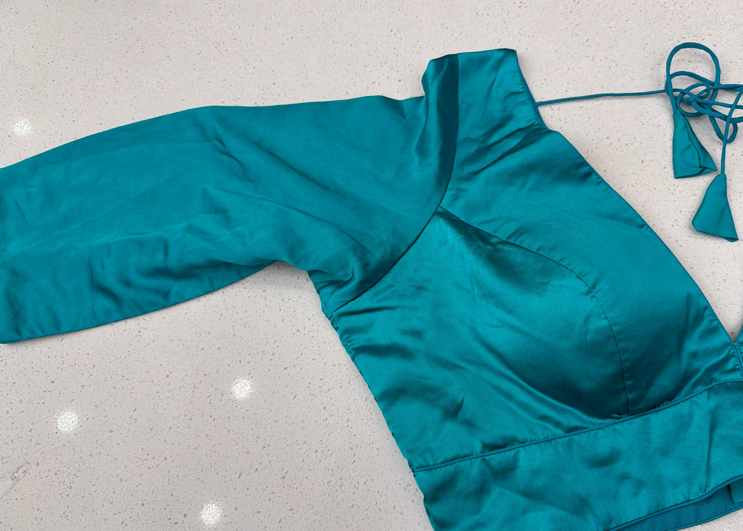 V-Neck 3/4 Sleeve Blouse