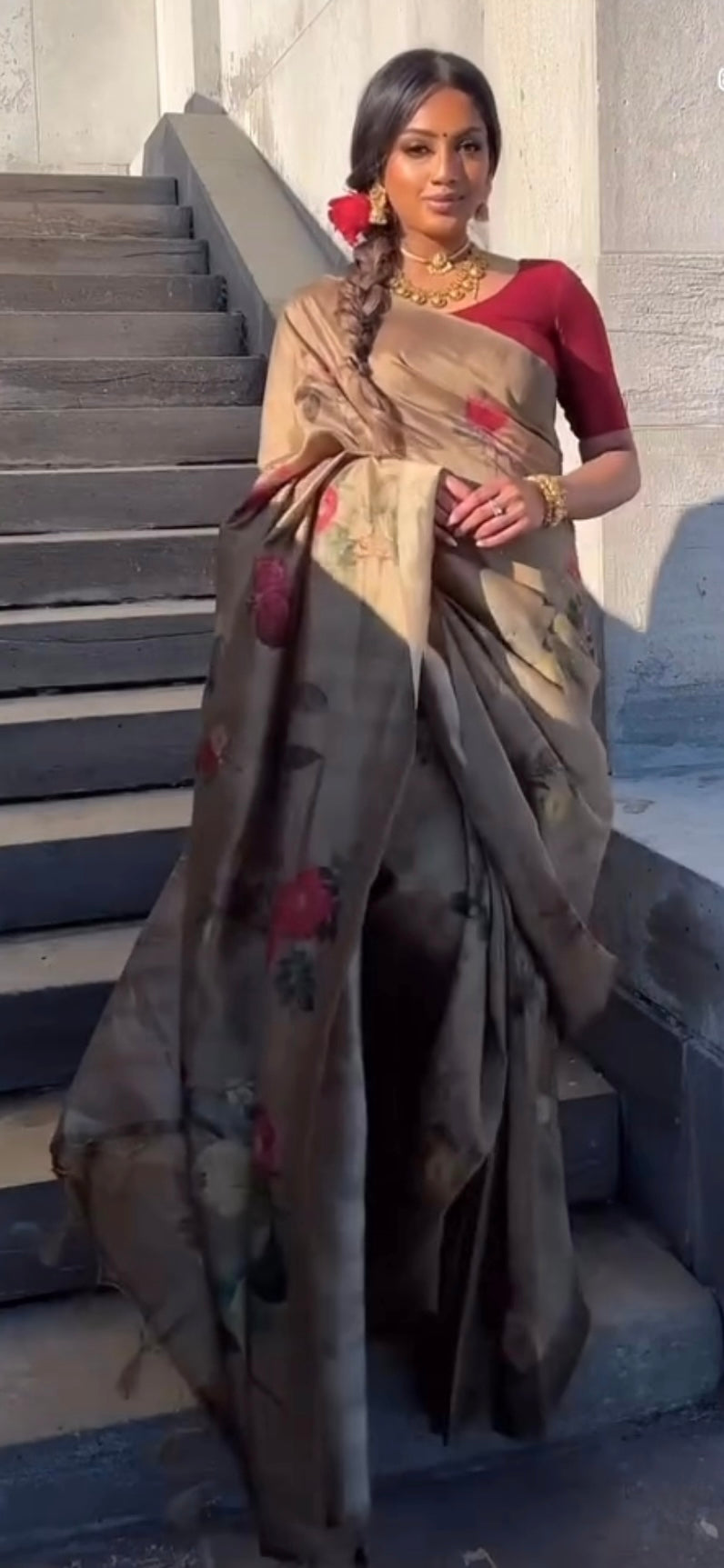 Floral Saree