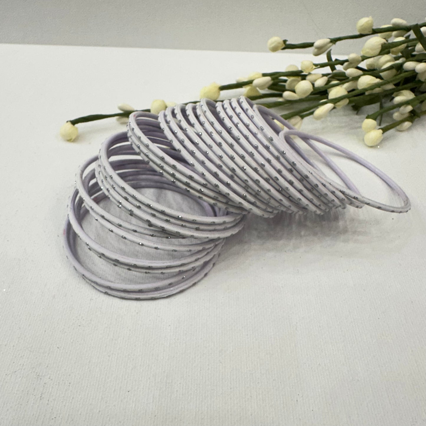 Kids Gold Dotted Bangles - Matte Finish