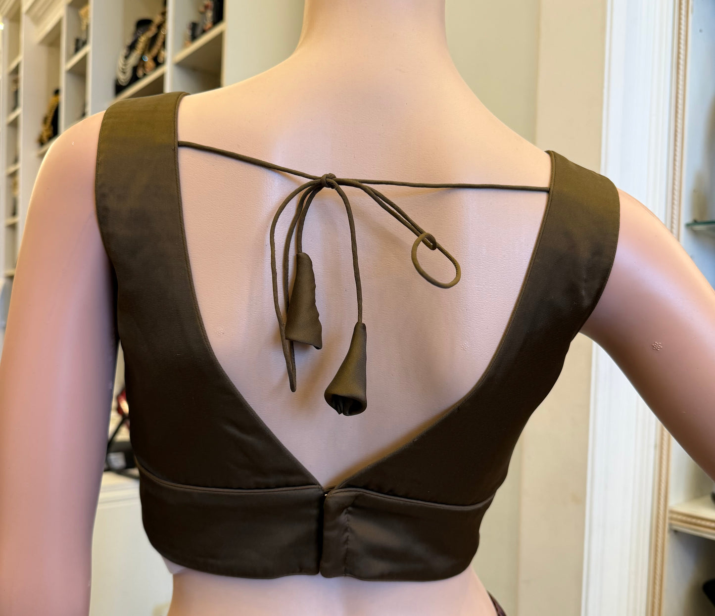 V-Neck Sleeveless Blouse