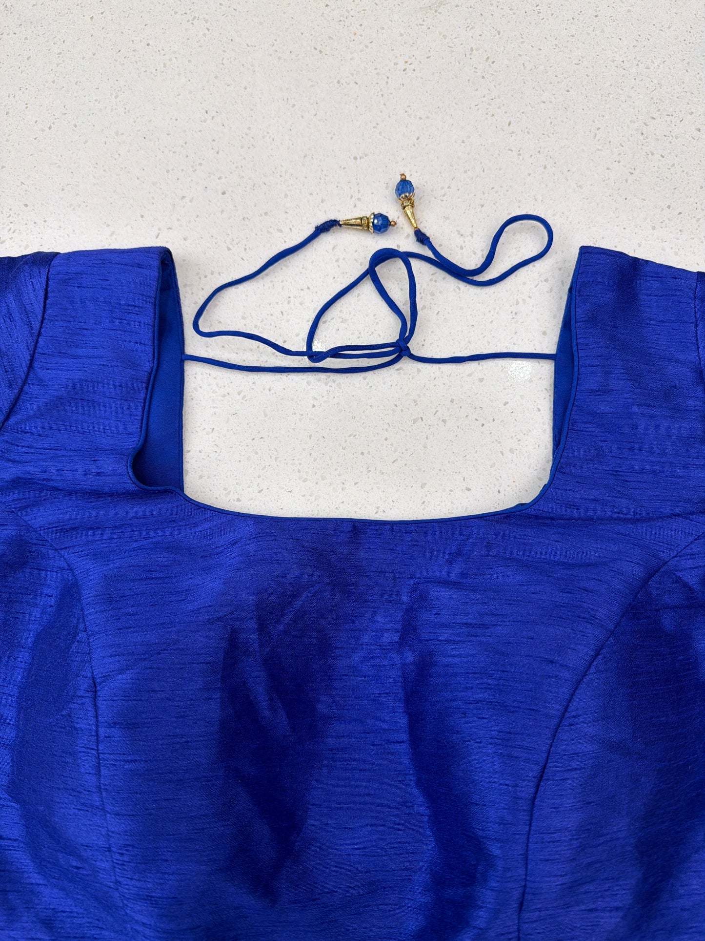 Sweetheart Elbow Sleeve Blouse