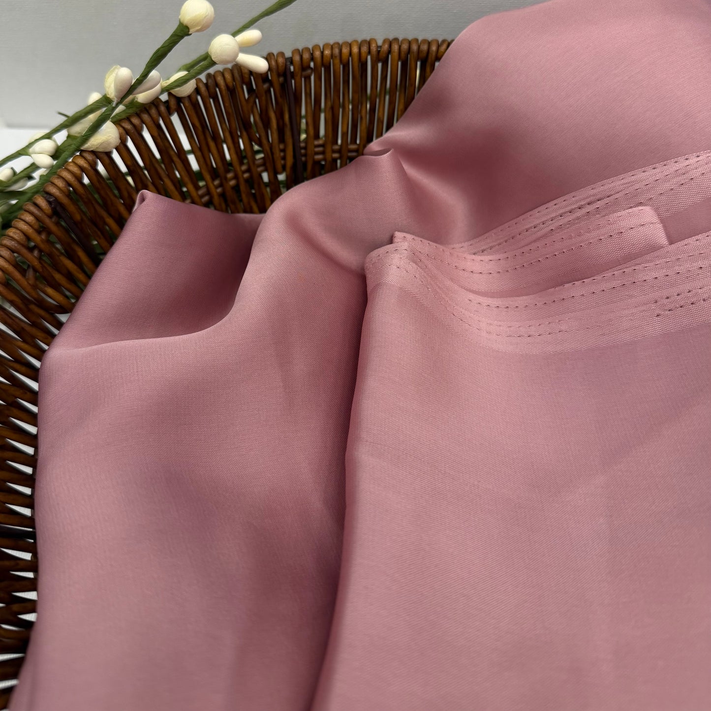 Plain Satin Saree
