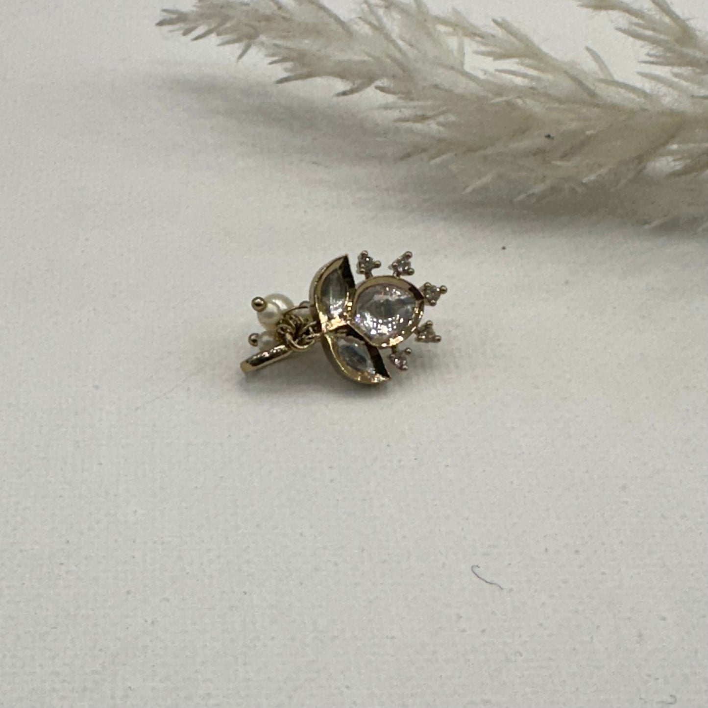 Kundan Stone Nose Pin