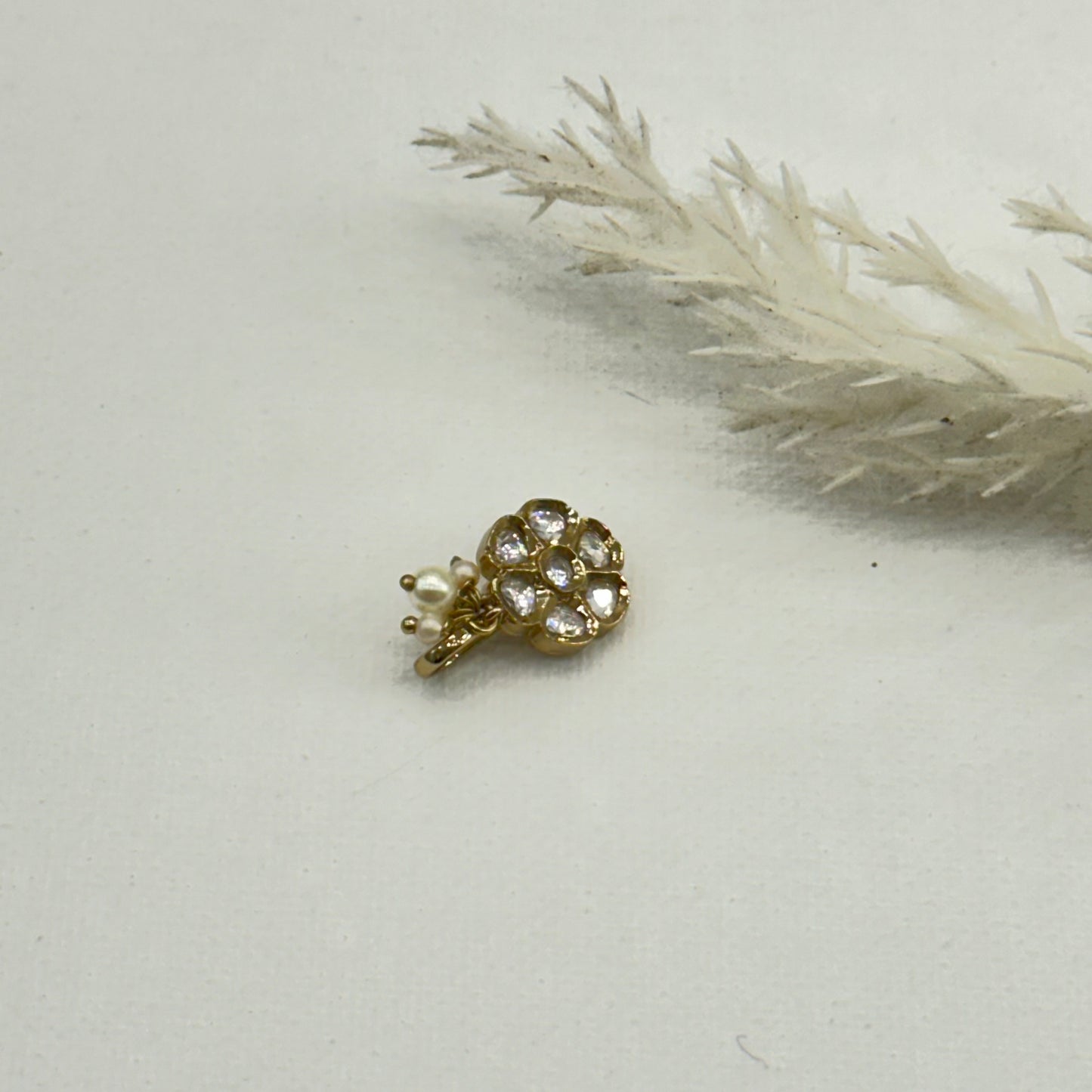 Kundan Stone Nose Pin