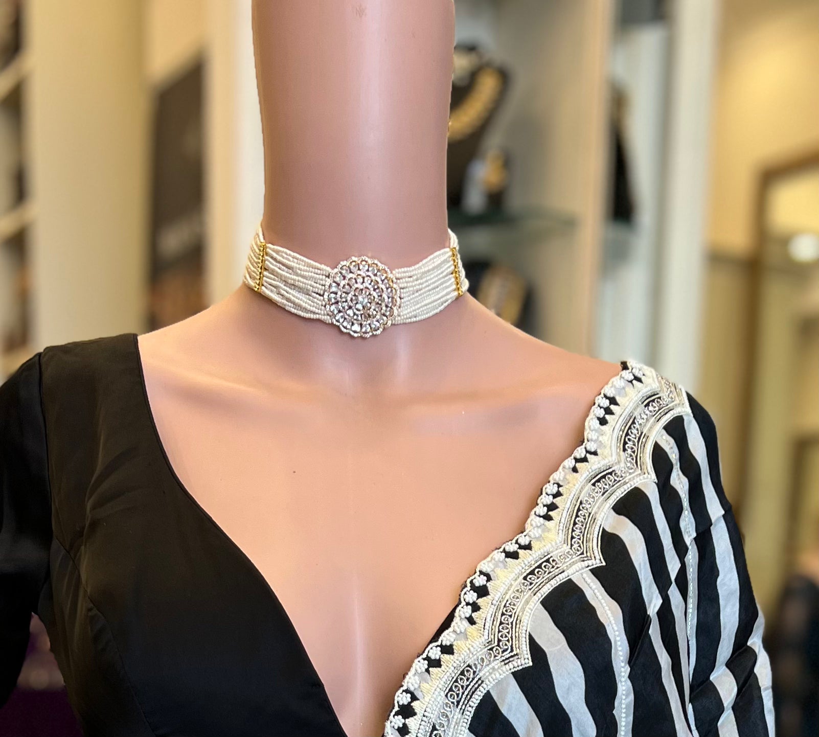 Pearl sales choker set