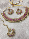 Rustic necklace set