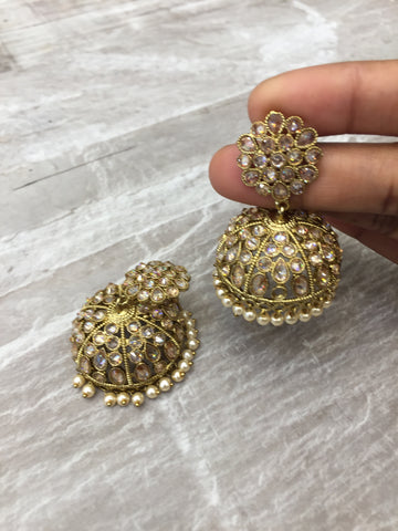 Rustic jhumka