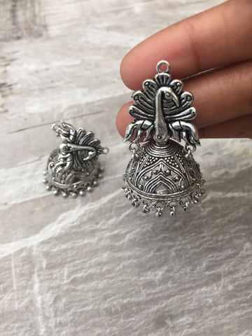 Silver jhumka