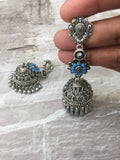 Silver jhumka