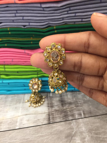 Rustic jhumka