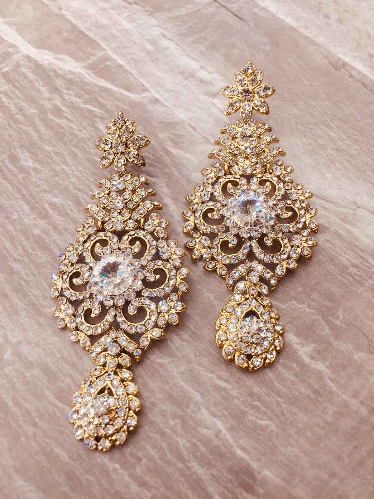 Gold earrings 2018 deals