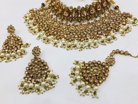 Rustic necklace set