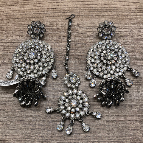 Oxidized Earring Tikka set