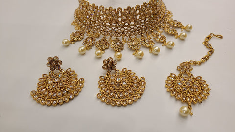 Golden Choker Set